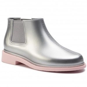 Melissa’s Silver & Pink Chelsea Boots